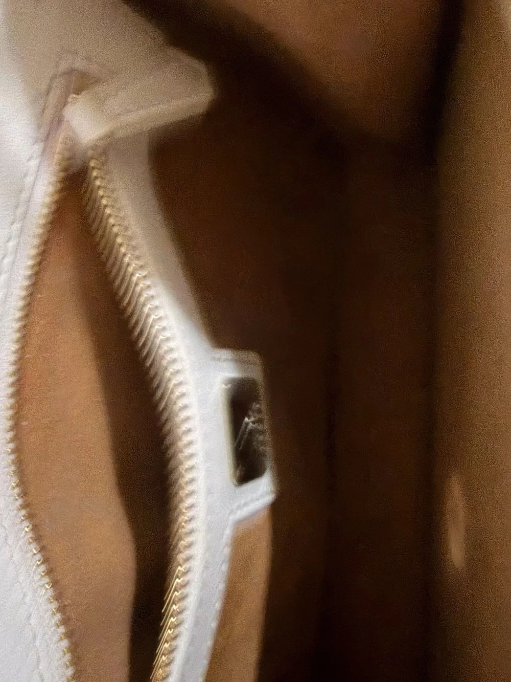 MCM Colorblock Visetos Crossbody in Cognac, Black & Cream